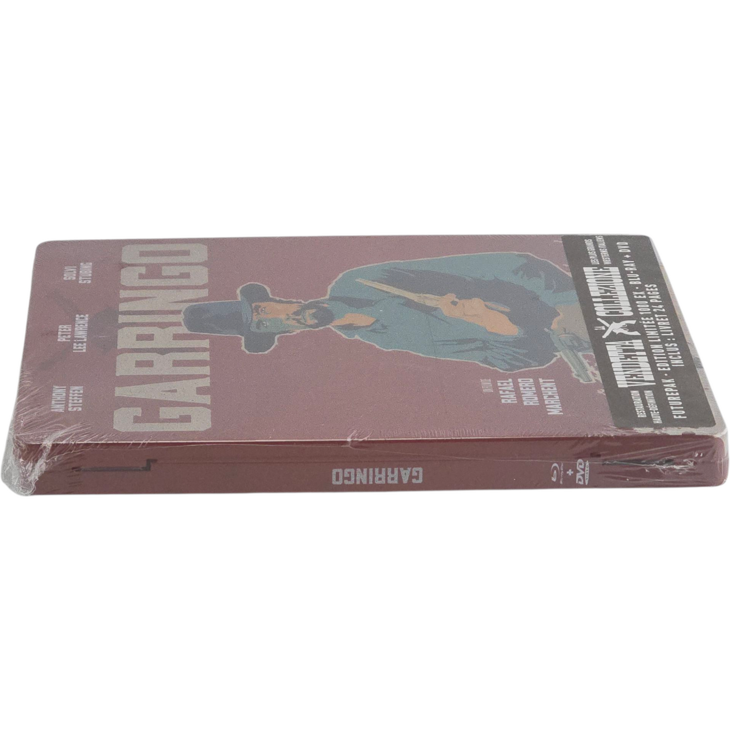 Garringo Blu-ray + DVD Steelbook Futurepak Anthony Steffen 1000 ex Zone Libre