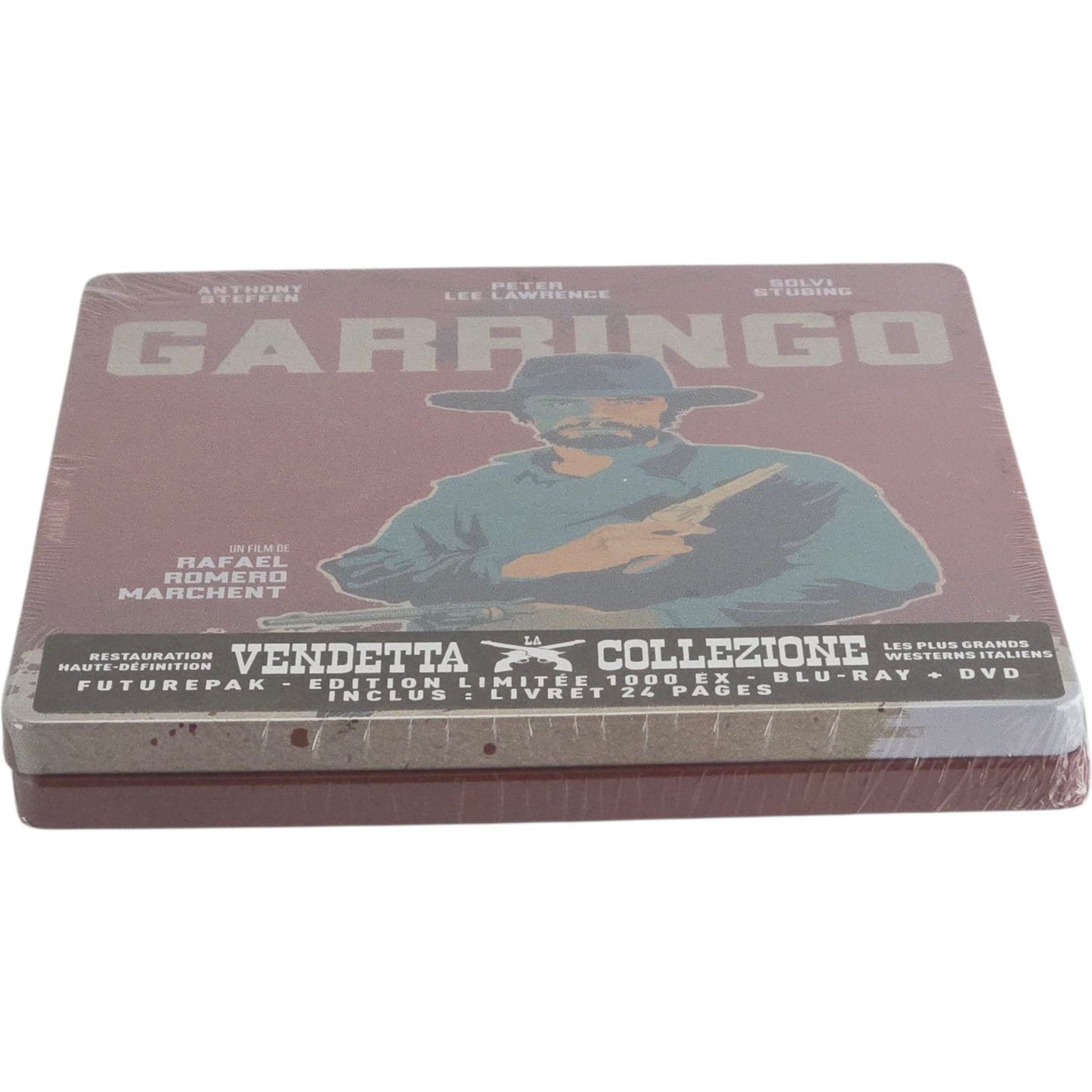 Garringo Blu-ray + DVD Steelbook Futurepak Anthony Steffen 1000 ex Zone Libre