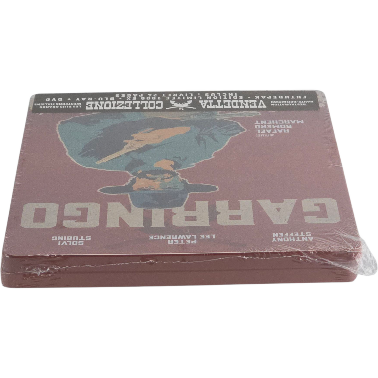Garringo Blu-ray + DVD Steelbook Futurepak Anthony Steffen 1000 ex Zone Libre