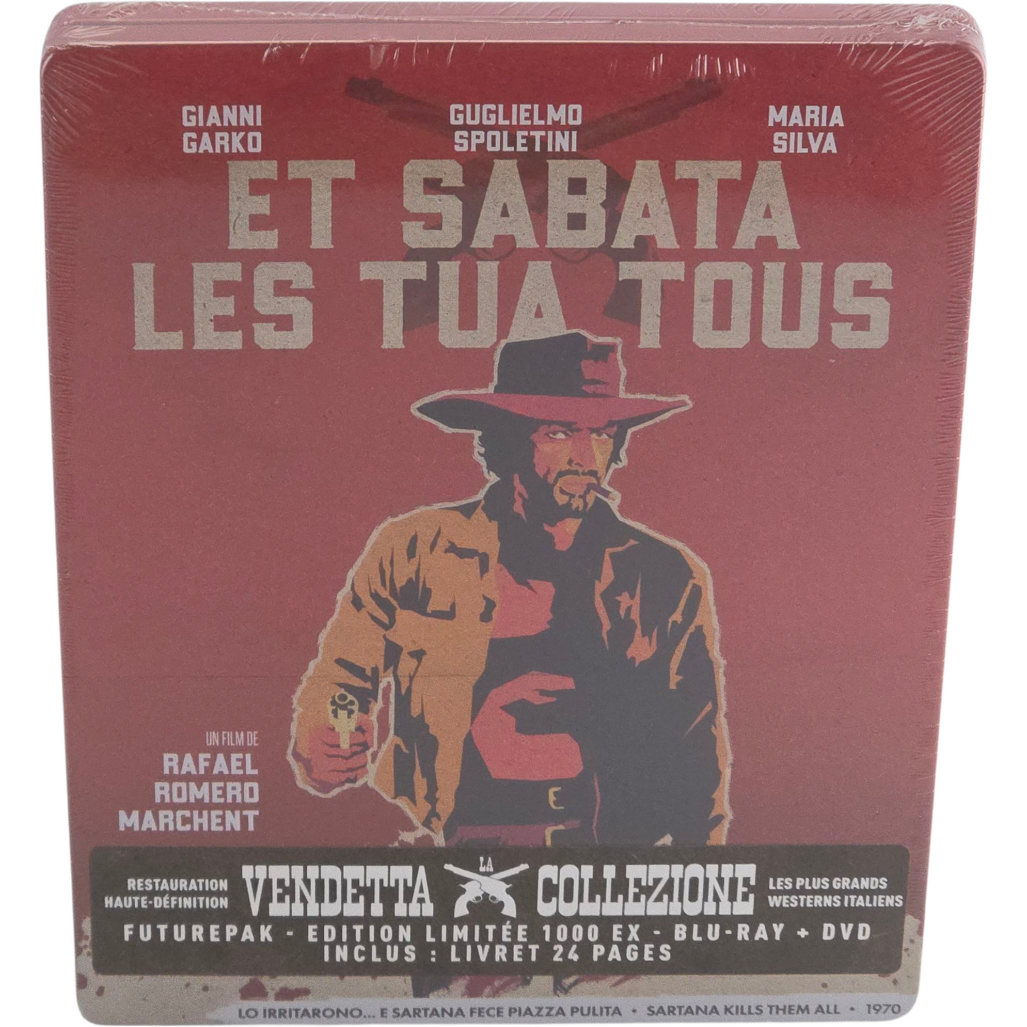 Et Sabata les tua tous Blu-ray + DVD Steelbook Futurepak 1000 ex Zone Libre