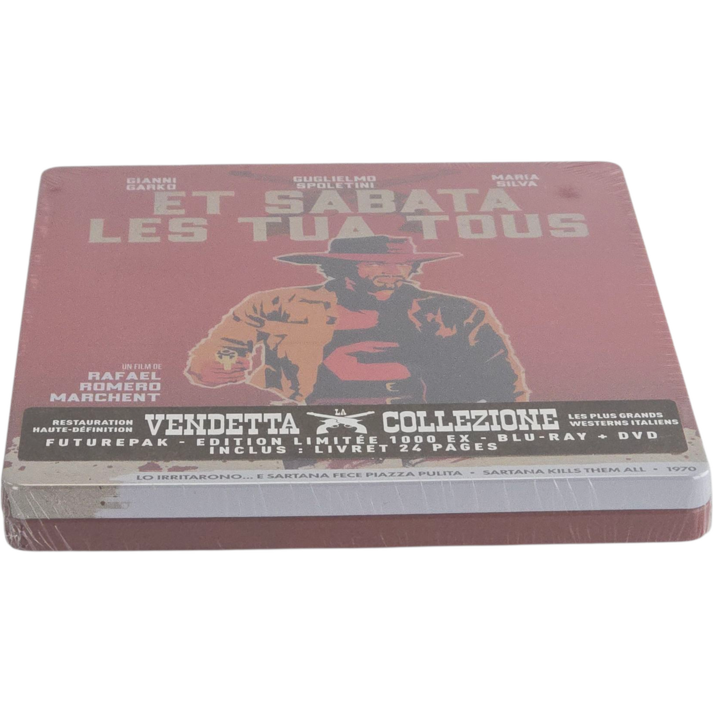 Et Sabata les tua tous Blu-ray + DVD Steelbook Futurepak 1000 ex Zone Libre