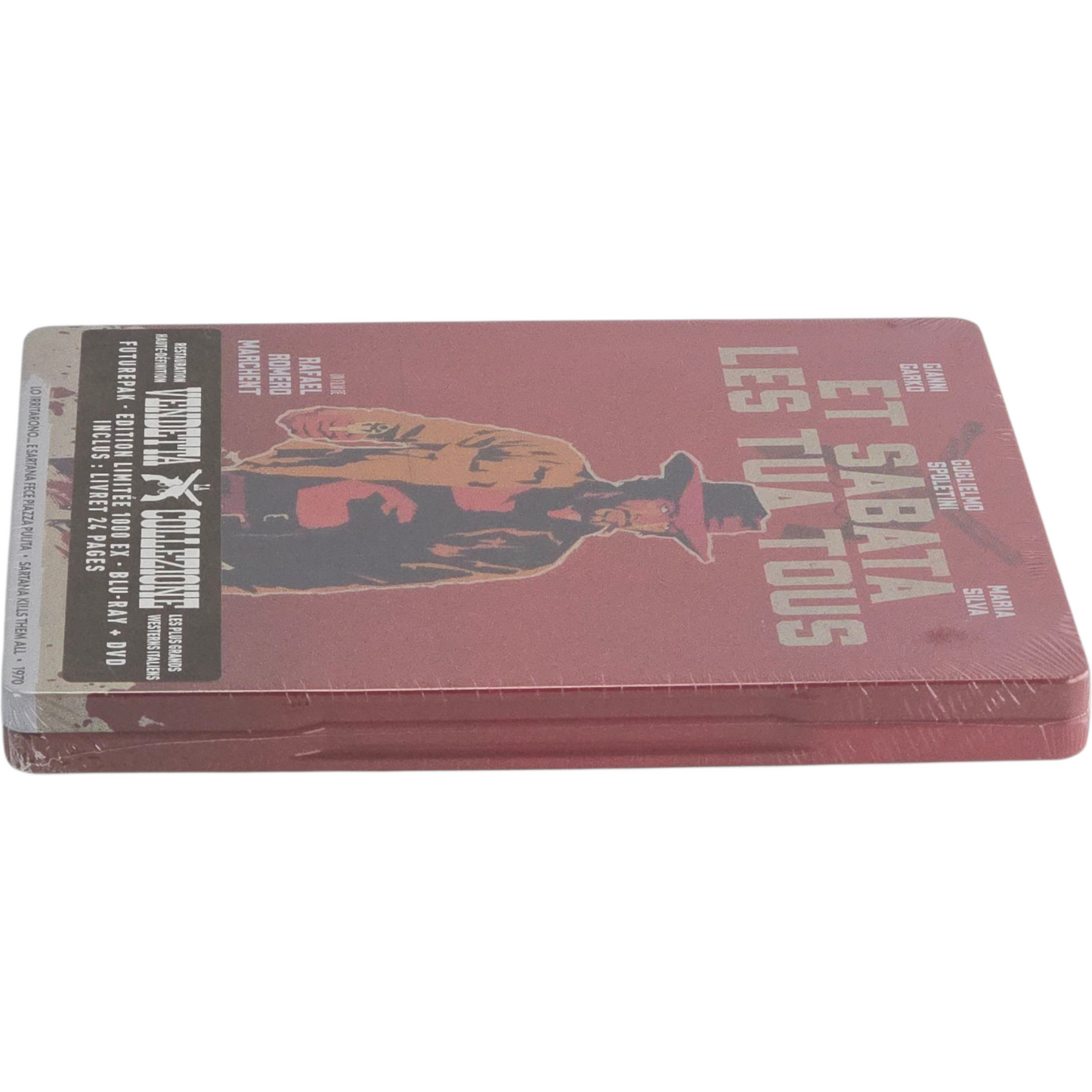 Et Sabata les tua tous Blu-ray + DVD Steelbook Futurepak 1000 ex Zone Libre