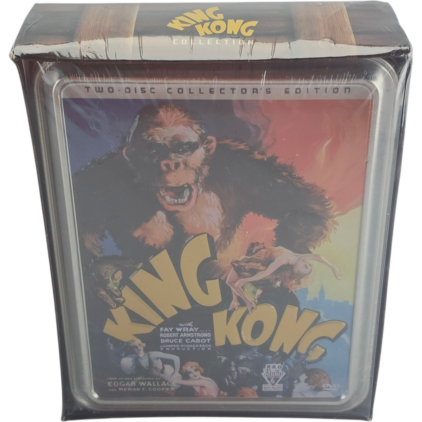 King Kong Collection:3 films DVD SteelBook Débossé Metal Box Collector's Zone 1