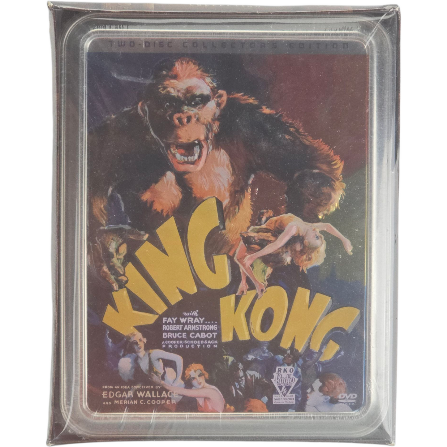 King Kong Collection:3 films DVD SteelBook Débossé Metal Box Collector's Zone 1