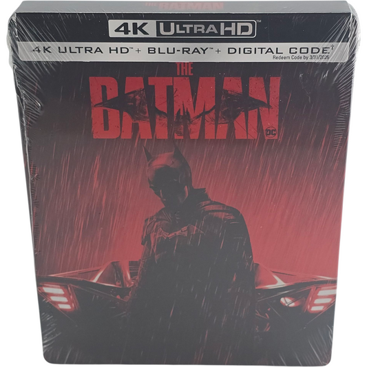 The Batman  SteelBook 4K Ultra HD + Blu-ray + Digital 4K Robert Pattinson Zone A
