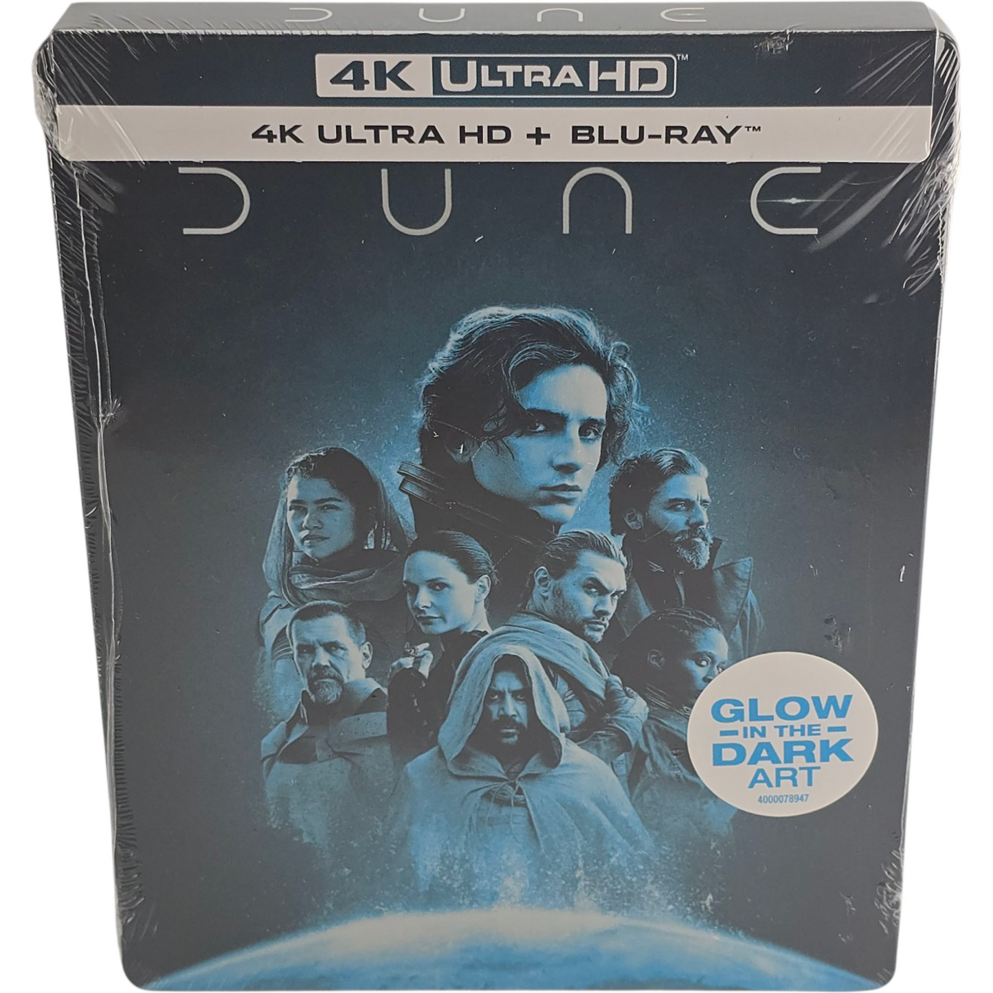 Dune : Steelbook 4K Ultra HD + Blu-ray Glow in the Dark Art Timothée Chalamet Zone A.2