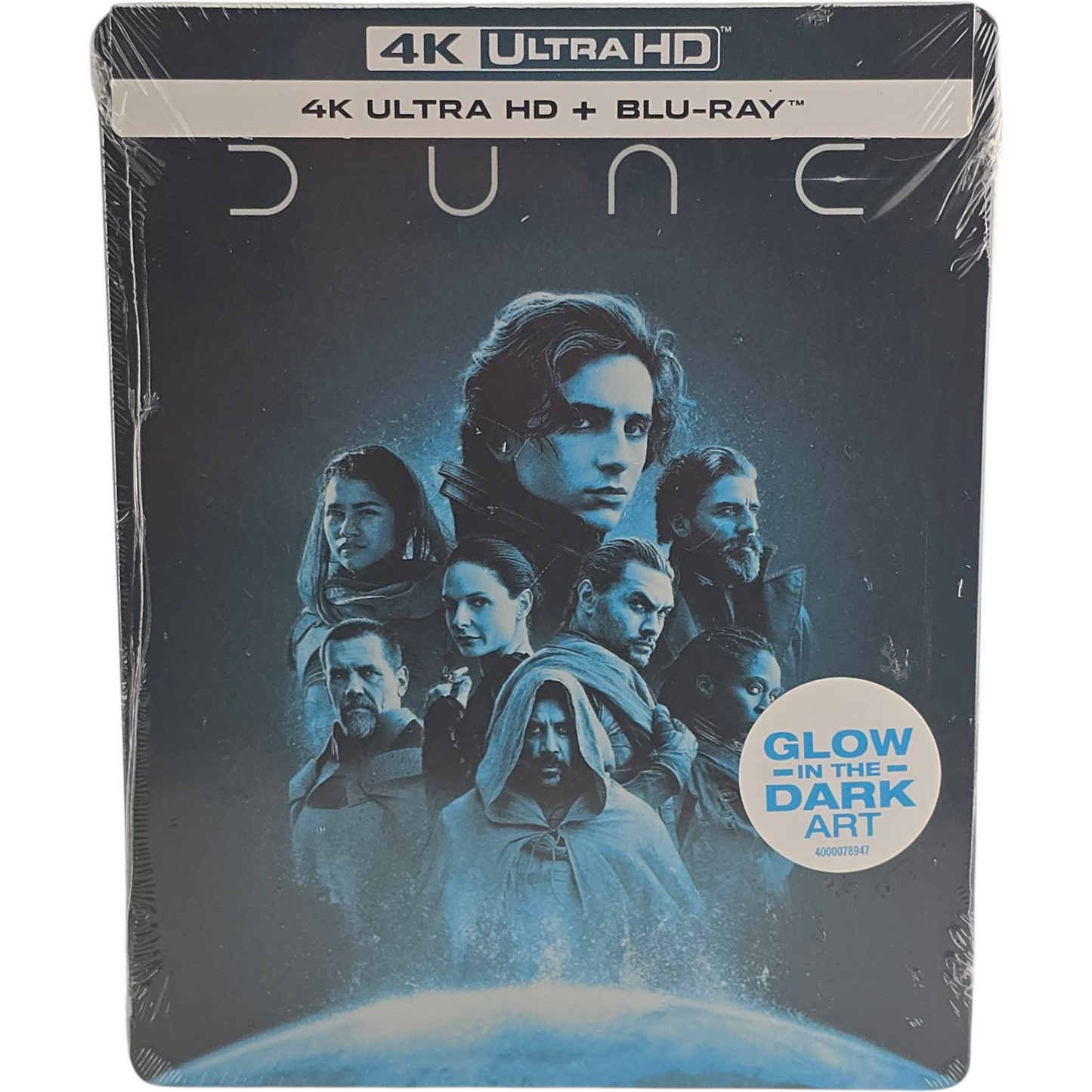 Dune : Steelbook 4K Ultra HD + Blu-ray Glow in the Dark Art Timothée Chalamet Zone A.2