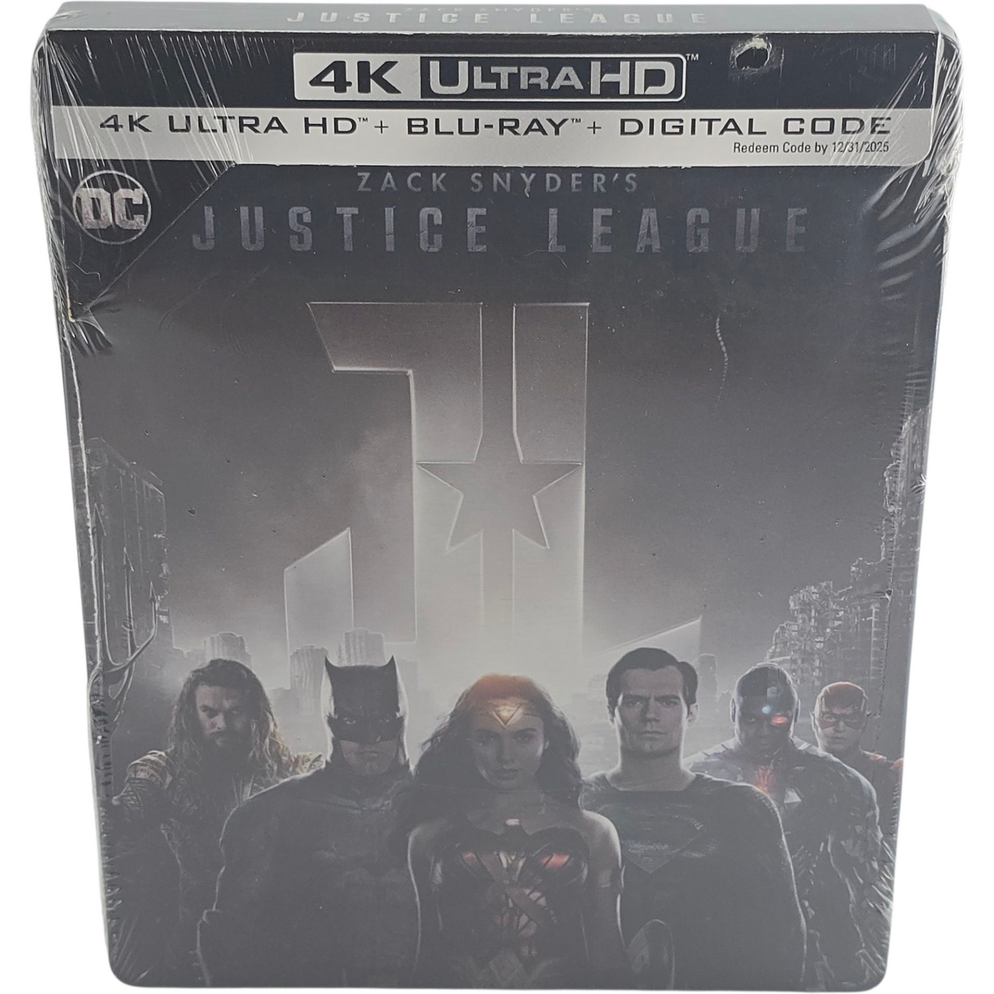 Justice League Zack Snyder 4K Ultra HD + Blu-ray SteelBook Ben Affleck Zone A