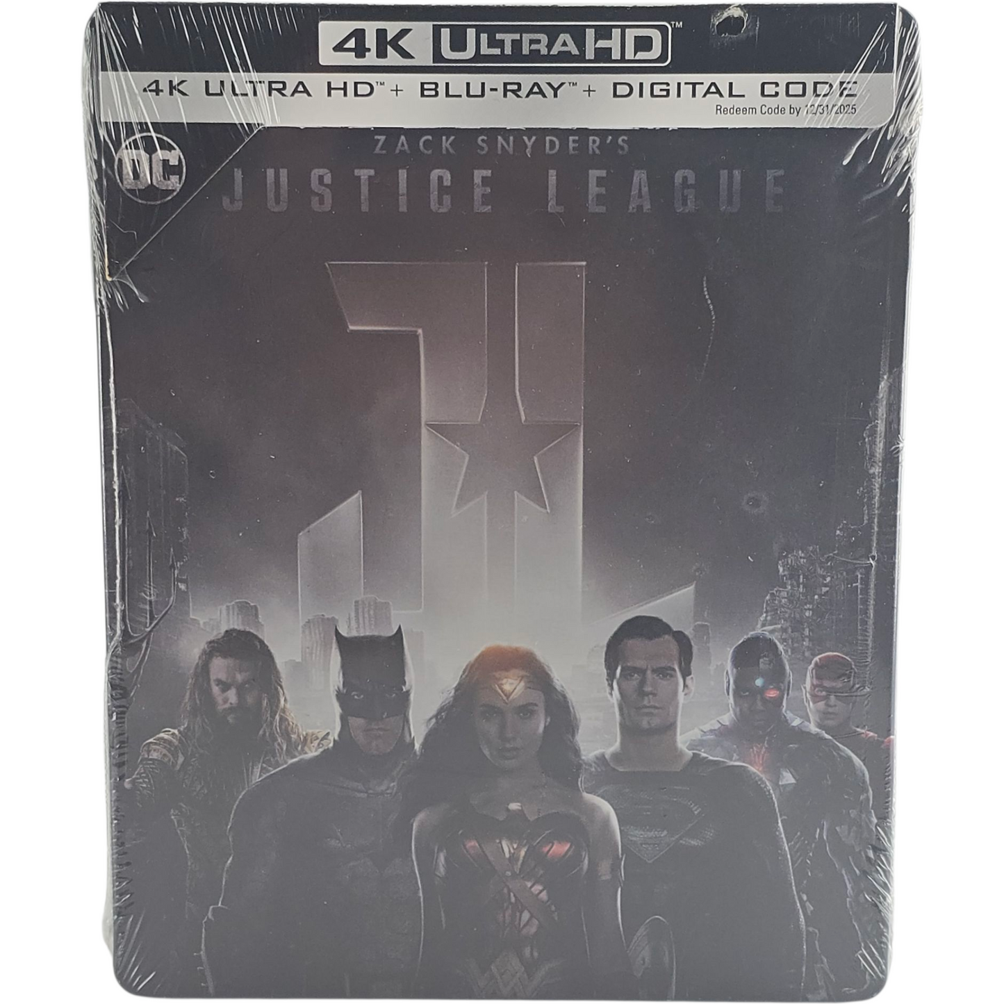 Justice League Zack Snyder 4K Ultra HD + Blu-ray SteelBook Ben Affleck Zone A
