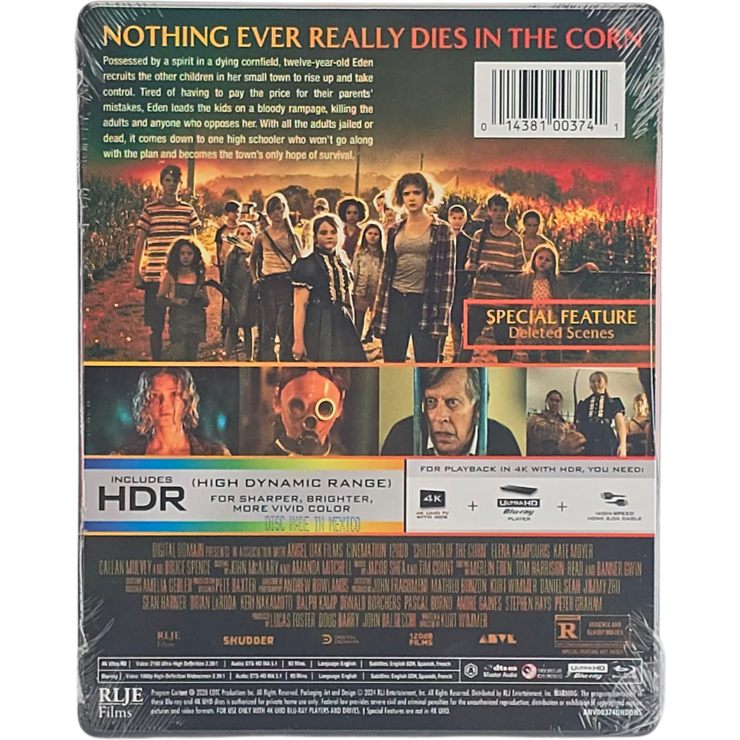 Children of the Corn SteelBook 4K Ultra HD + Blu-ray Kurt Wimmer 2020 Zone A