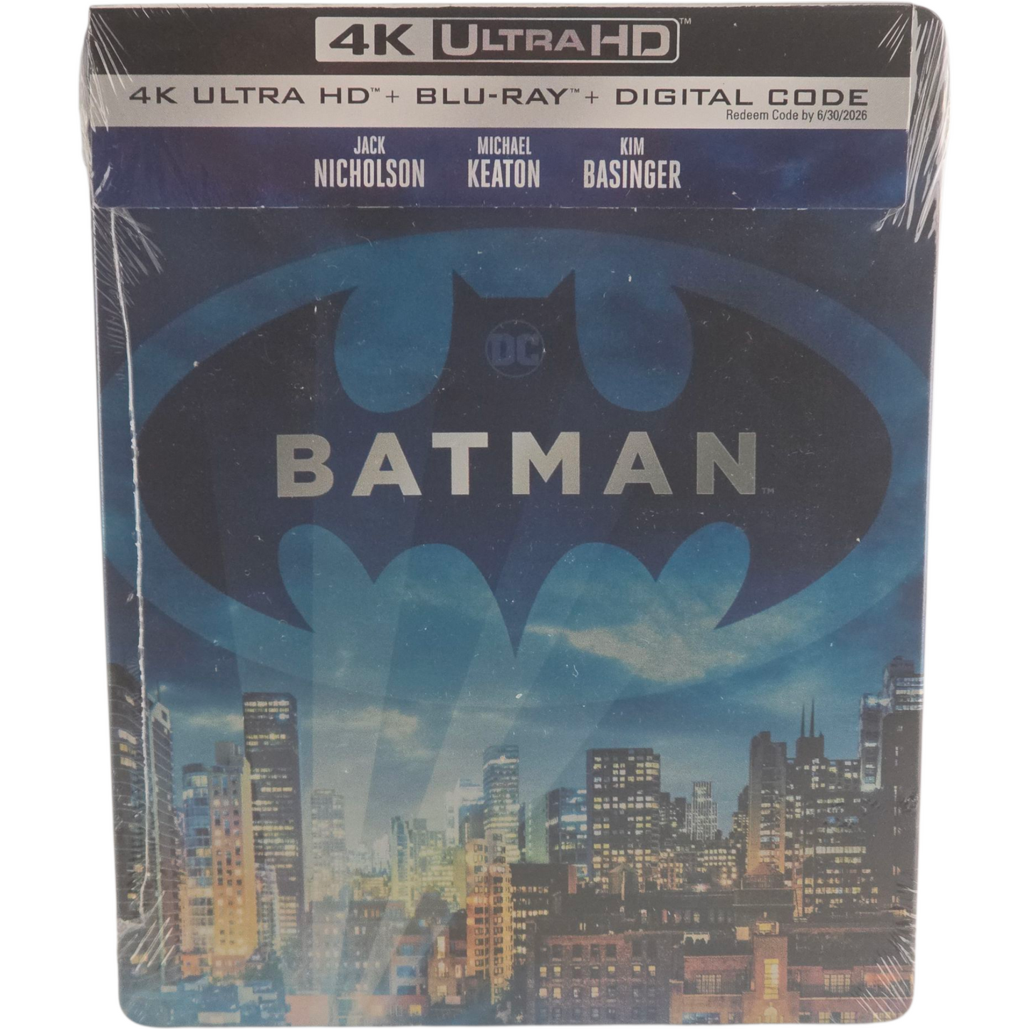 Batman SteelBook 4K Ultra HD + Blu-ray Michael Keaton, Jack Nicholson Zone A