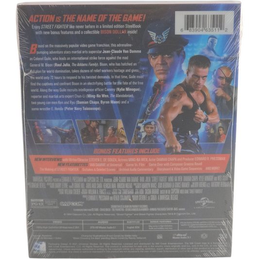 Street Fighter (1994) - SteelBook Blu-ray - Zone A - vue 3