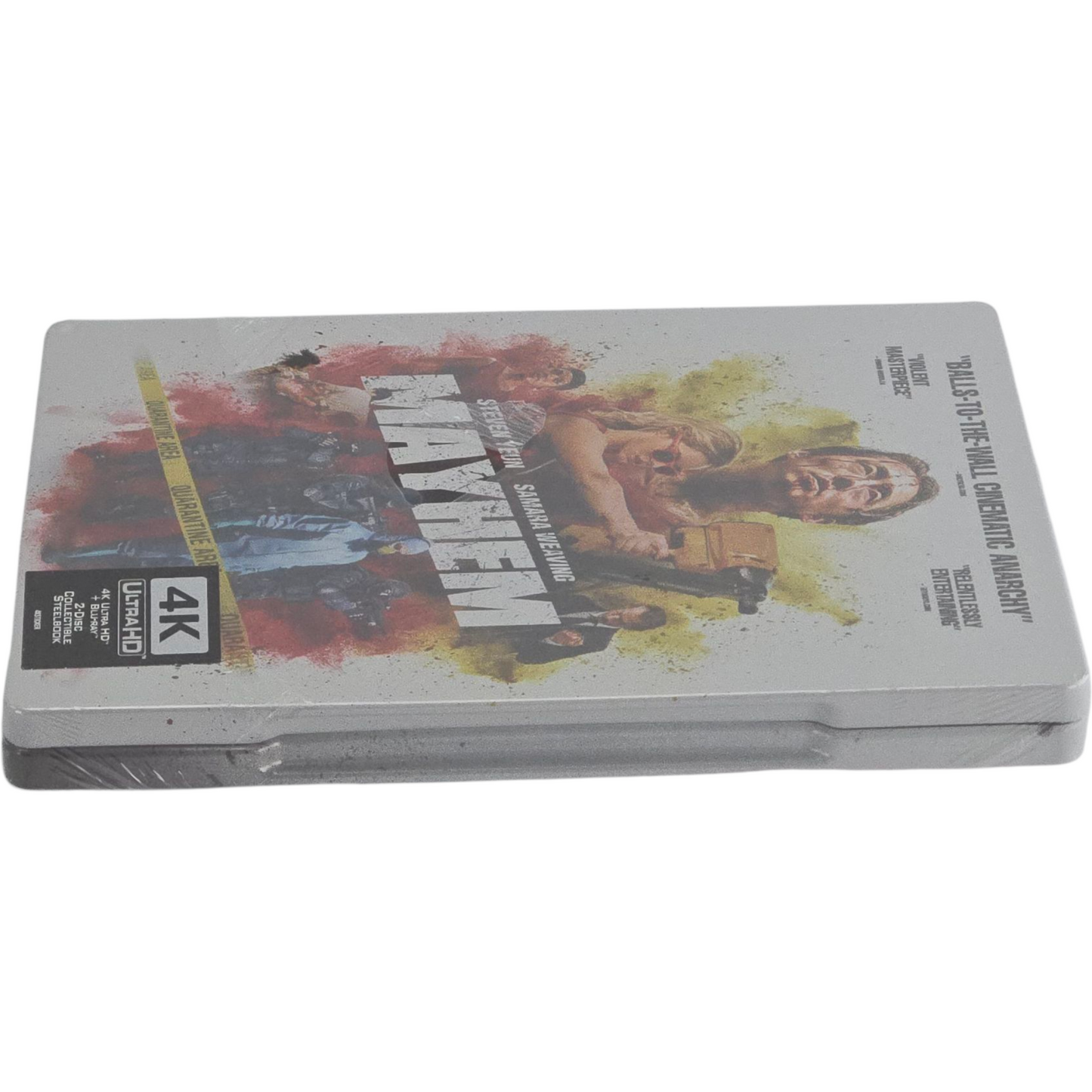 Mayhem 2017 : 4K Ultra HD + Blu-ray SteelBook Joe Lynch Steven Yeun Region A