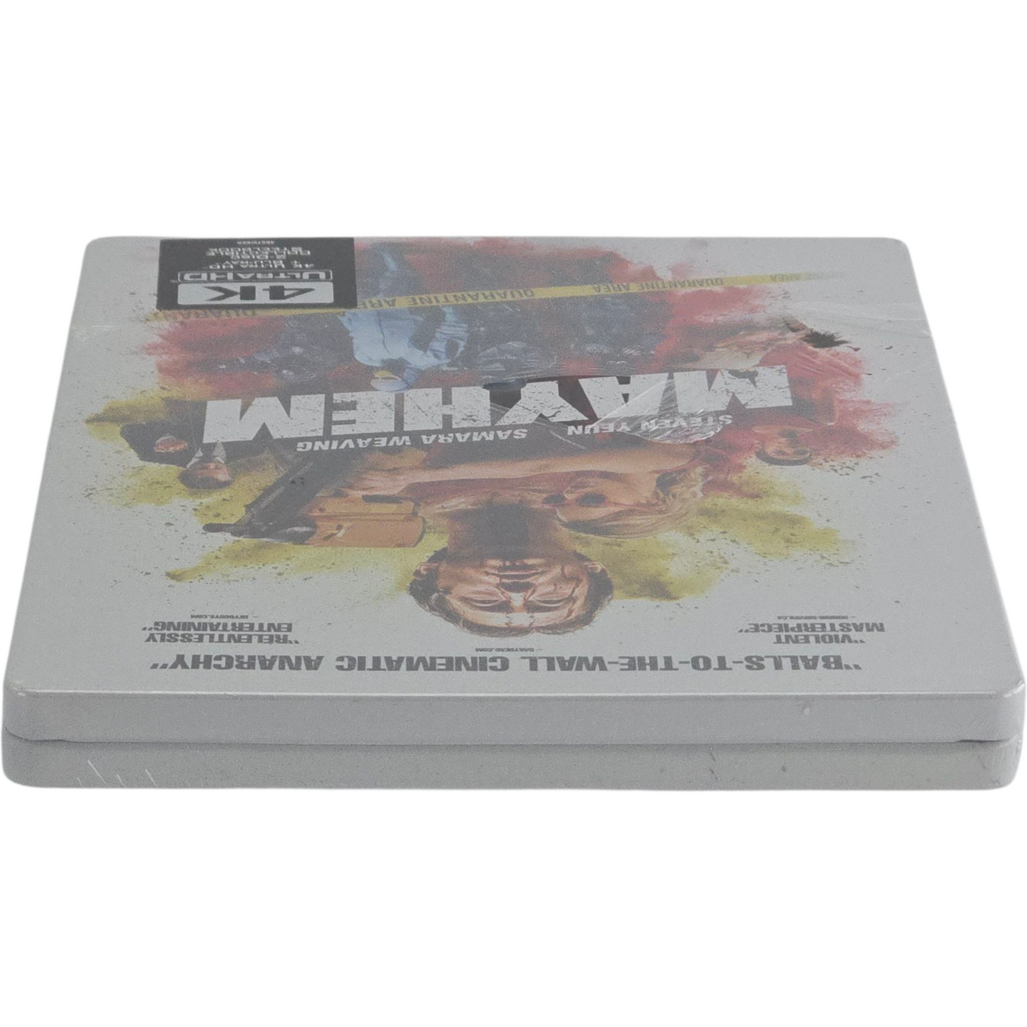 Mayhem 2017 : 4K Ultra HD + Blu-ray SteelBook Joe Lynch Steven Yeun Region A