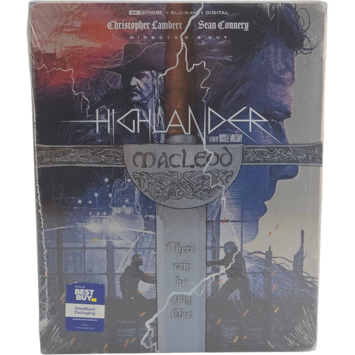 Highlander 4K Ultra HD +Blu-ray SteelBook Director's Cut Christopher Lambert A,C