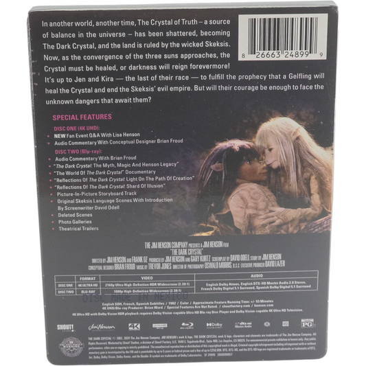 Dark Crystal - SteelBook 4K + Blu-ray édition limitée Shout! - import USA