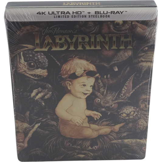 Labyrinth 1986  SteelBook 4K Ultra HD + Blu-ray Jim Henson , David Bowie Zone A