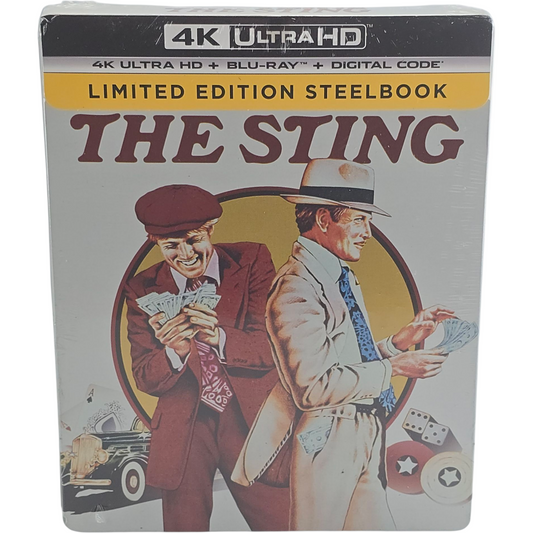L’Arnaque The Sting SteelBook 4K Ultra HD + Blu-ray Import USA VF Paul Newman