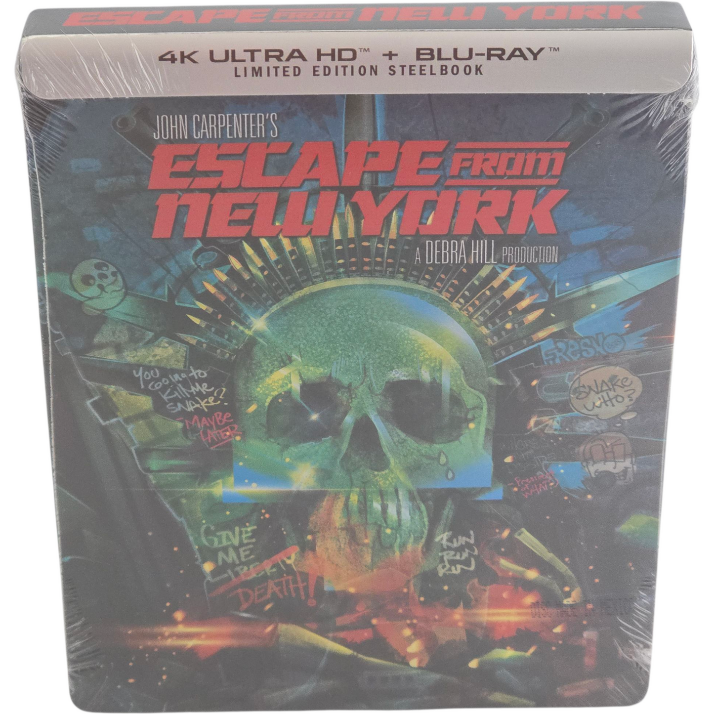 Escape from New York 1981 4K Ultra HD + Blu-ray John Carpenter Kurt Russell A