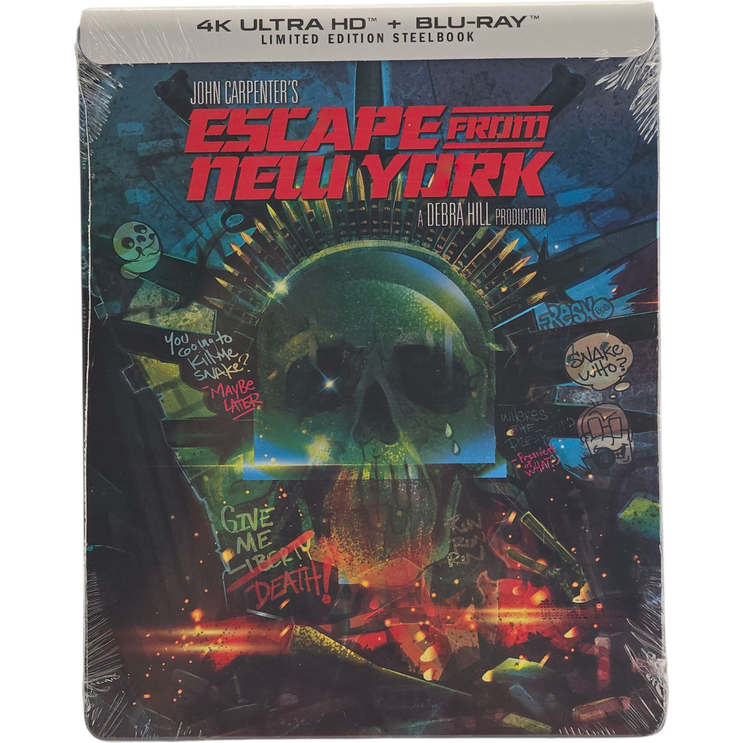 Escape from New York 1981 4K Ultra HD + Blu-ray John Carpenter Kurt Russell A