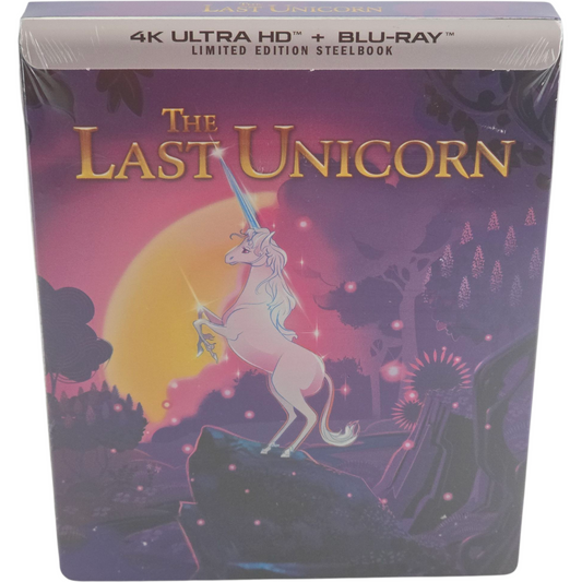 The Last Unicorn Steelbook 4 UHD + Blu-ray + Digital ,Alan Arkin, Jeff Bridges A