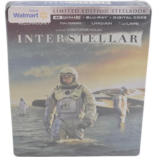 Interstellar 4K UHD + Blu-ray Steelbook Matthew McConaughey Christopher Nolan A