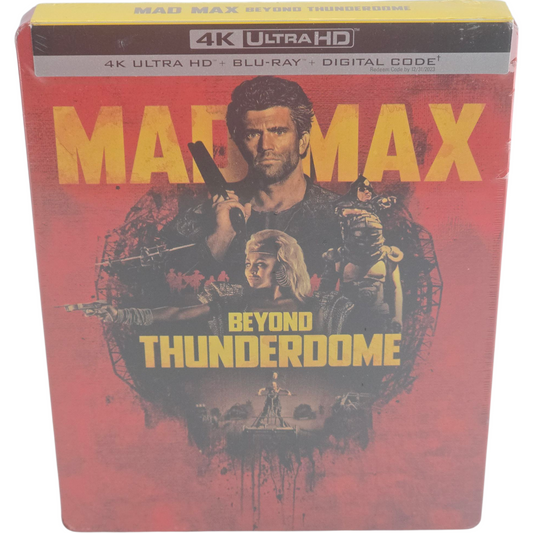Mad Max Beyond Thunderdome Steelbook  4K Ultra HD + Blu-ray Mel Gibson Zone A
