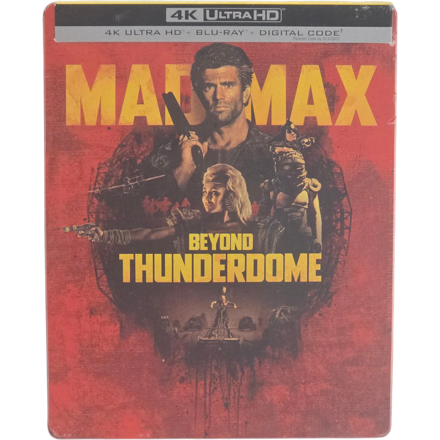 Mad Max Beyond Thunderdome Steelbook 4K Ultra HD + Blu-ray Mel Gibson Zone A