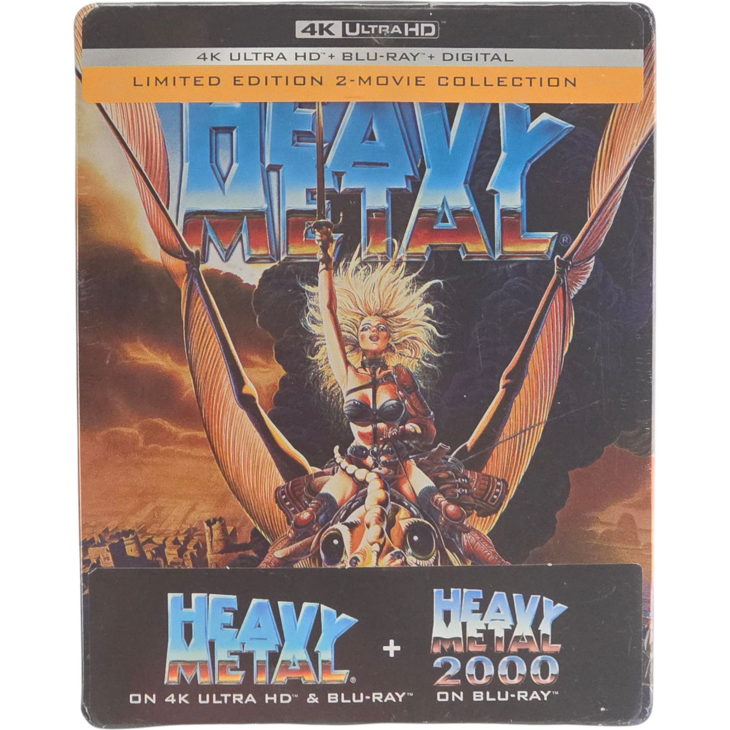 Heavy Metal + Heavy Metal 2000 SteelBook 4K UHD + Blu-ray + Digital Édt ltd A