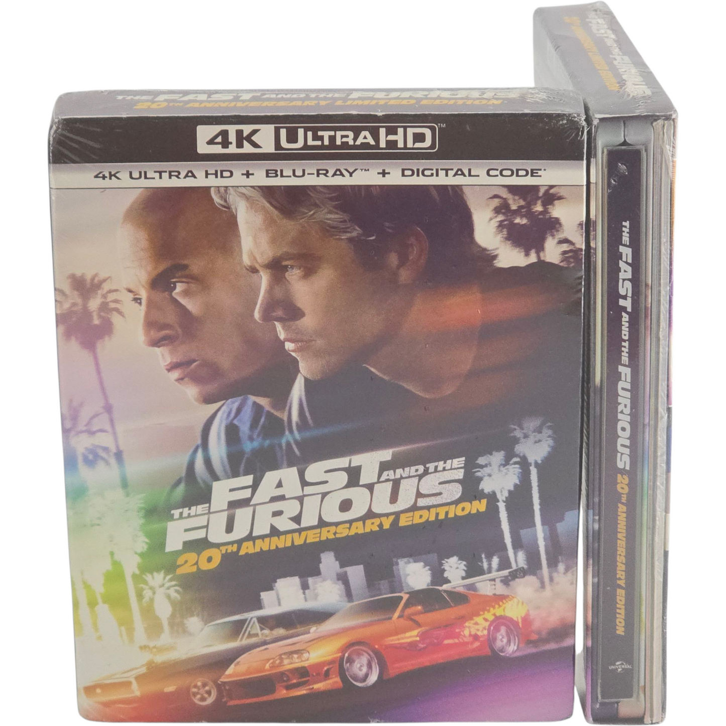 Fast and Furious SteelBook 4K Ultra HD + Blu-ray + Digital HD Coffret édt ltd A