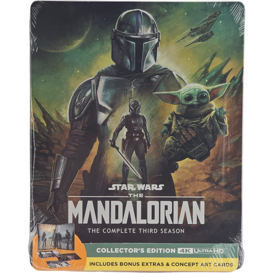 The Mandalorian Saison 3 SteelBook 4K Ultra HD Collector Star Wars Import USA VF