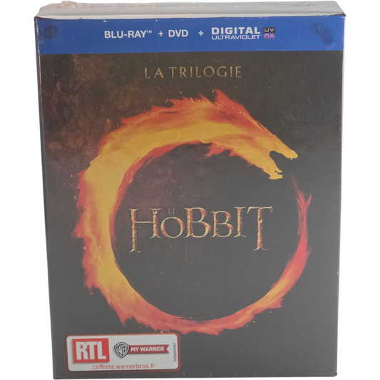 La trilogie du Hobbit (2012-2014) - Coffret Blu-ray + DVD - Zone B - vue 2