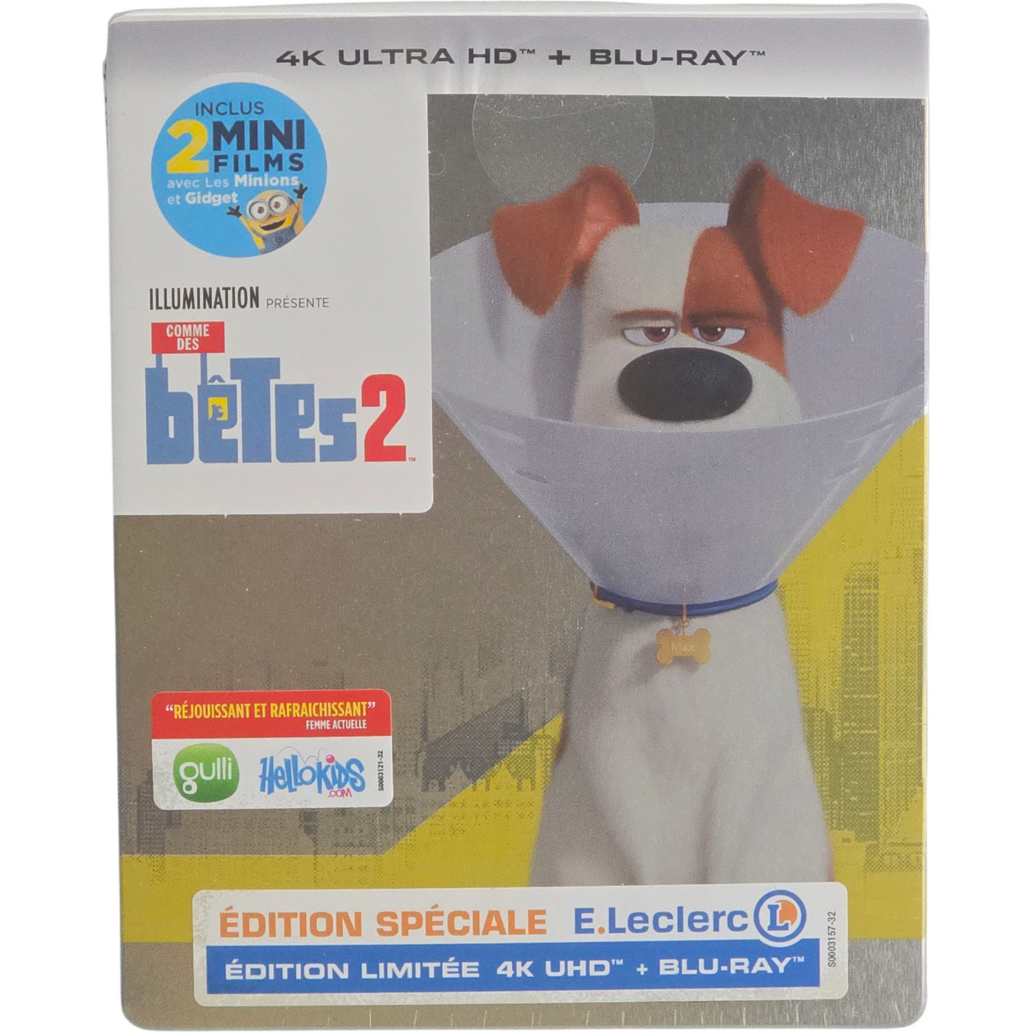 The Secret Life of Pets 2 SteelBook 4K Ultra HD + Blu-ray édition limitée Zone B