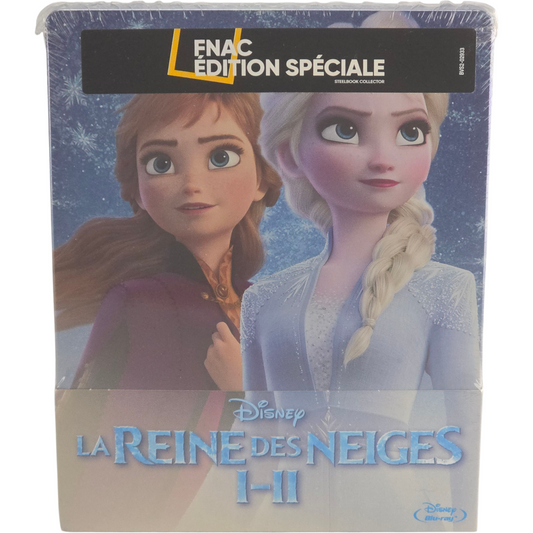 La Reine des Neiges 1 & 2 (2013-2019) - SteelBook Blu-ray - Zone B - vue 2