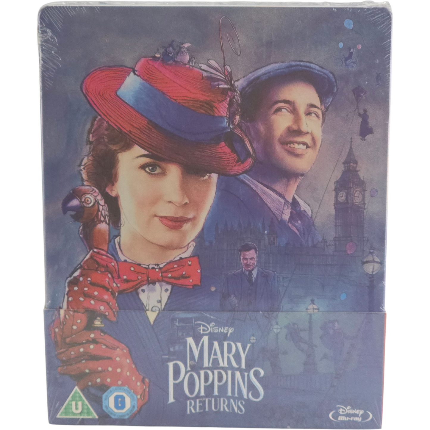 Le Retour de Mary Poppins Emily Blunt Blu-ray Steelbook Zavvi éxclusif Region B