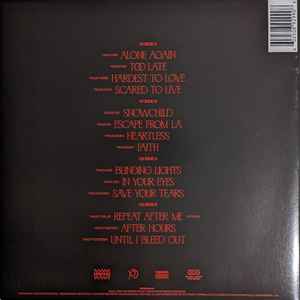 The Weeknd – After Hours 2 x LP Transparent éclaboussures rouges sang Limitée