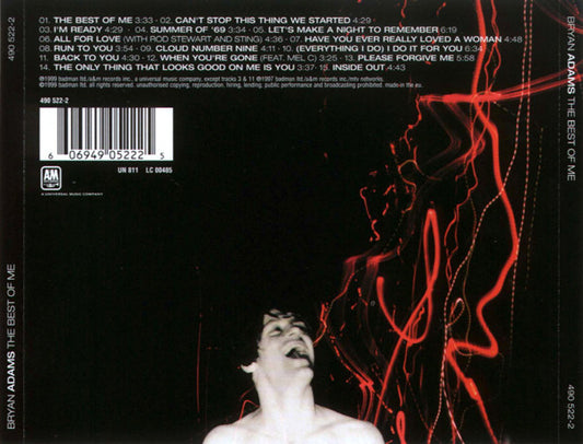 Bryan Adams - The Best Of Me - CD - visuel 2