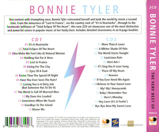 Bonnie Tyler - The Very Best Of - 2 CD - visuel 2