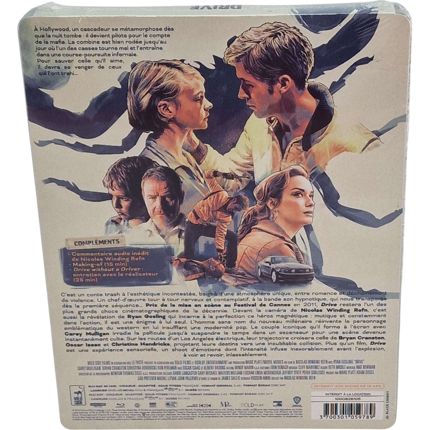 Drive 4K Ultra HD + Blu-ray SteelBook Limitée Collector's Ryan Gosling Zone B