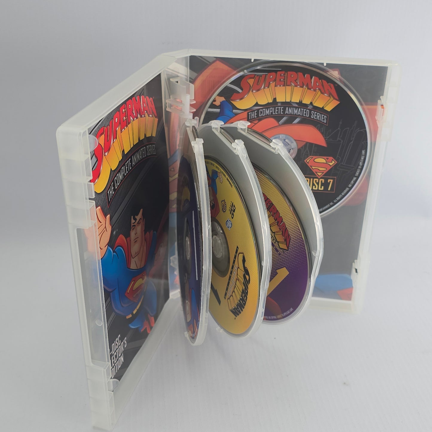 Superman: 7 X DVD Collector's The Complete Animated Series 3 Seasons Zone 1