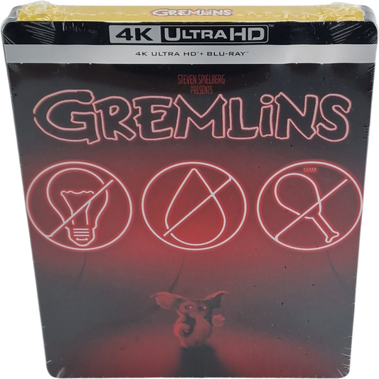 Gremlins 1984  Édition limitée Steelbook 4 K UHD + Blu-ray  Zone B