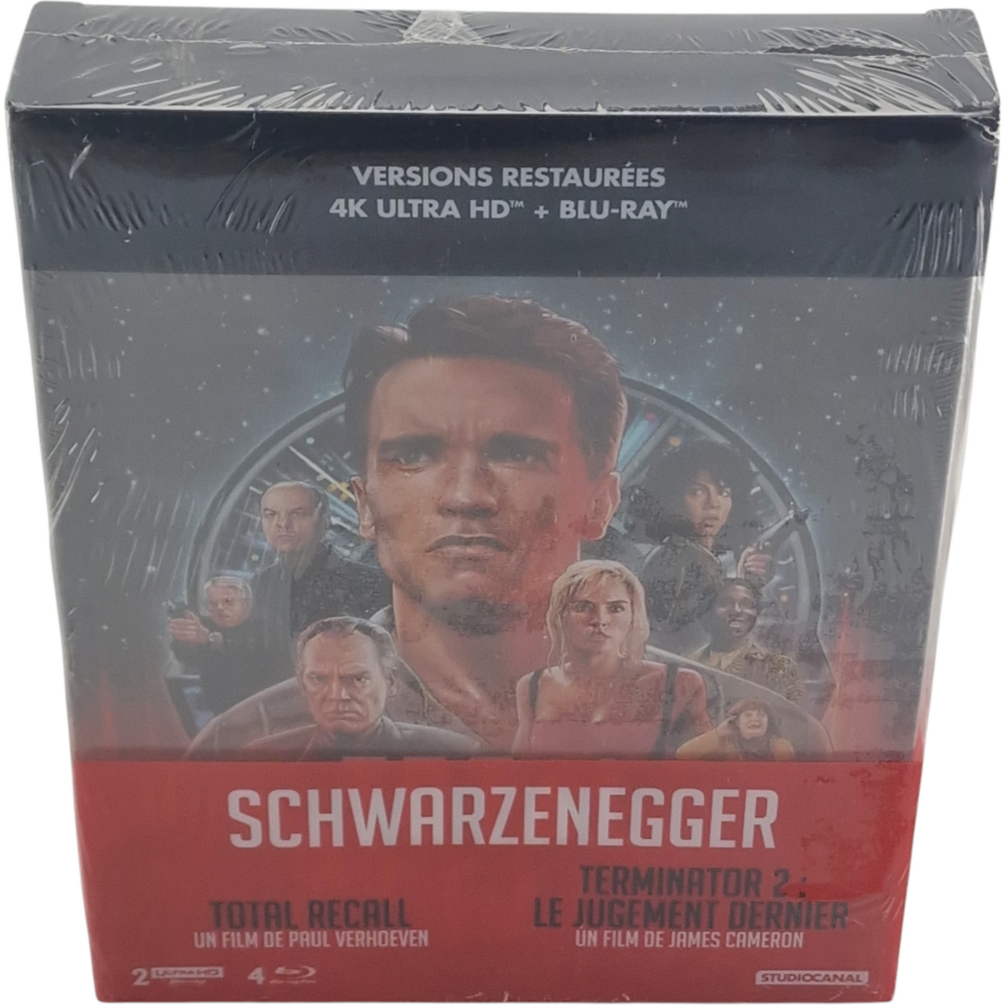 Terminator 2:Judgment Day + Total Recall SteelBook 4K Ultra HD + Blu-ray Zone B
