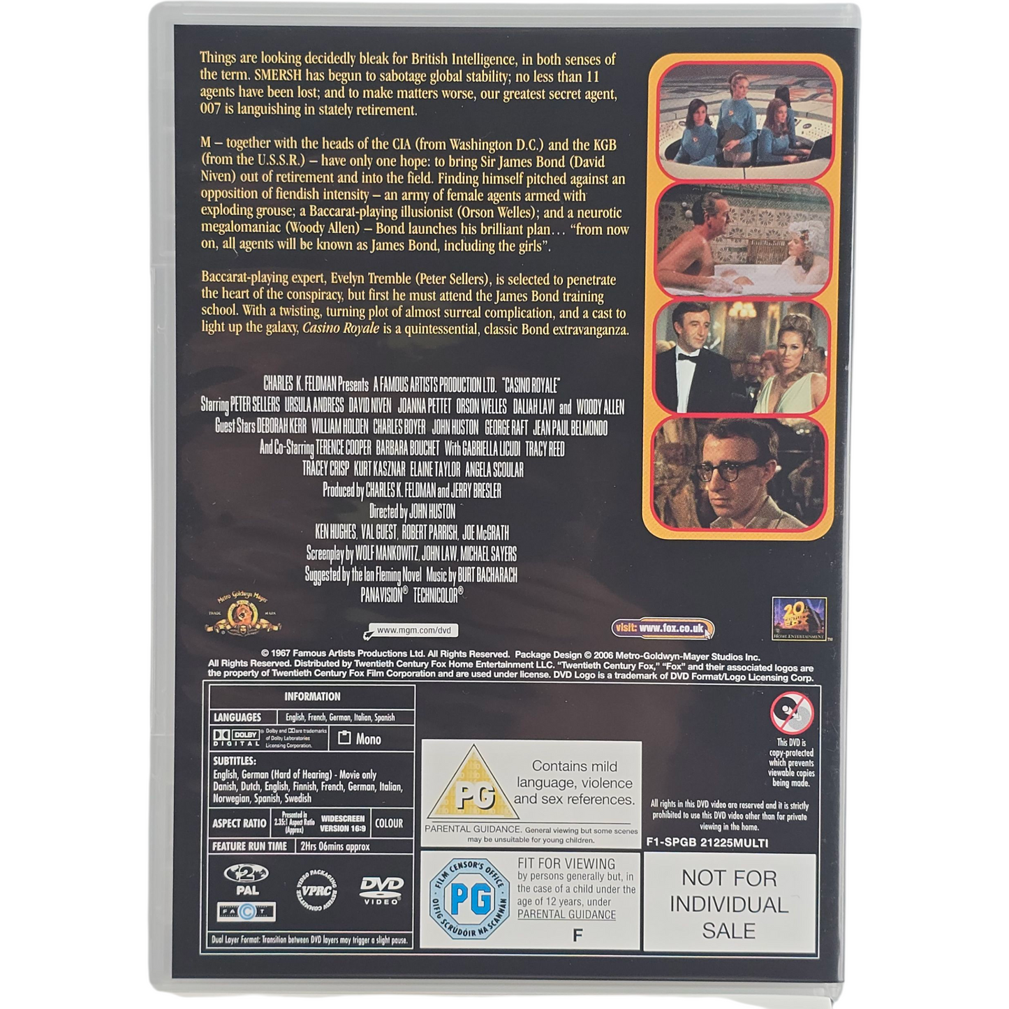 Peter Sellers Collection 6 Films  DVD  Pink Panther +Pussycat? + Party .. Zone 2