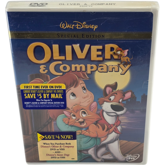 Oliver & Company DVD Édition limitée VF Import US Zone 1 Disney  2002 Neuf