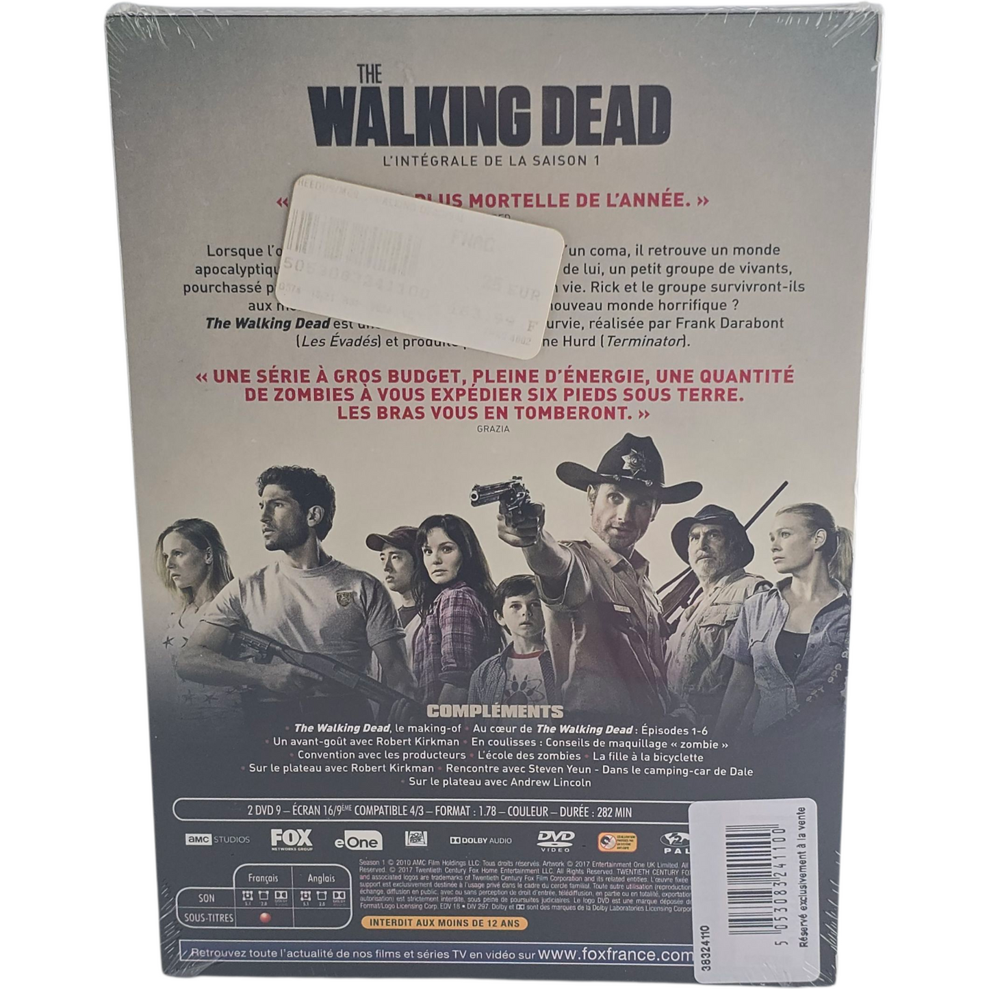 The Walking Dead :saison 1 complète DVD France Region Free 2012