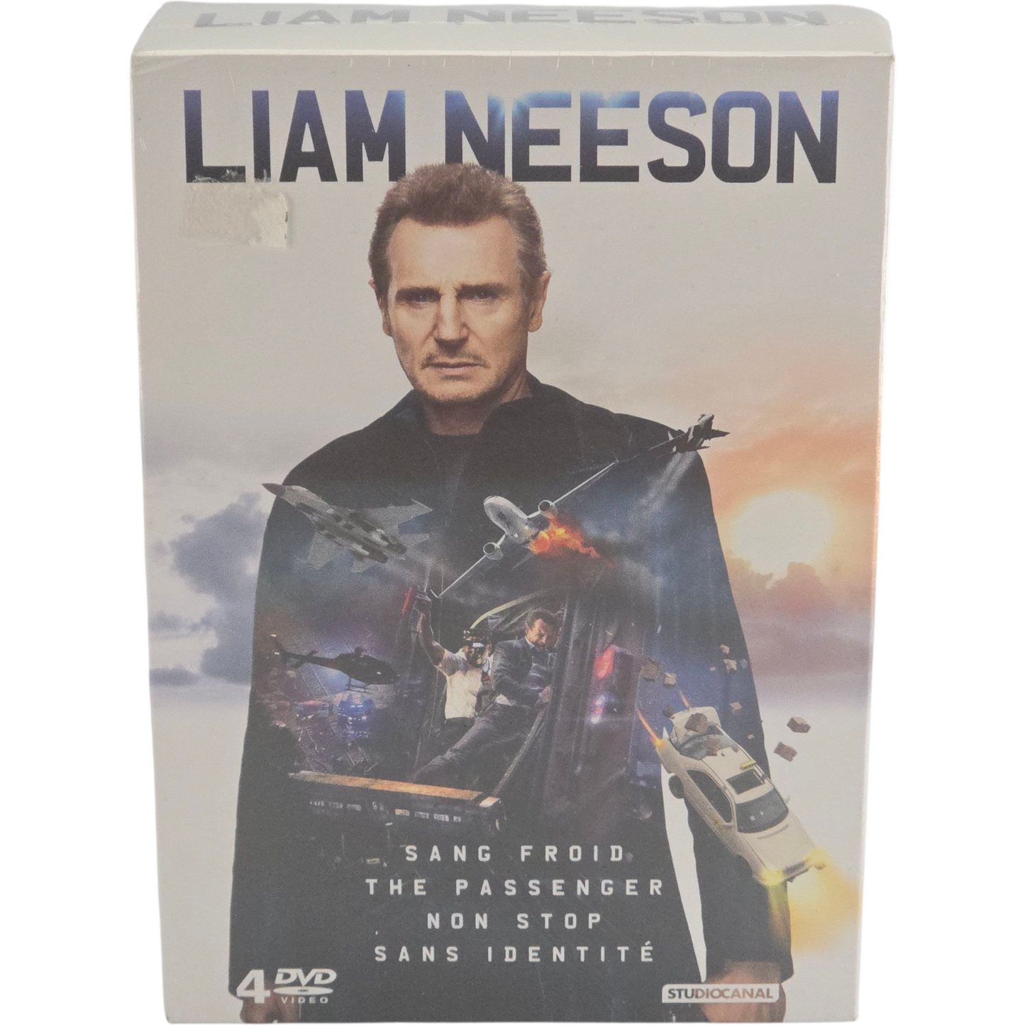 Liam Neeson-Coffret  DVD- Sang Froid + The Passenger + Non-Stop + sans identité Zone B