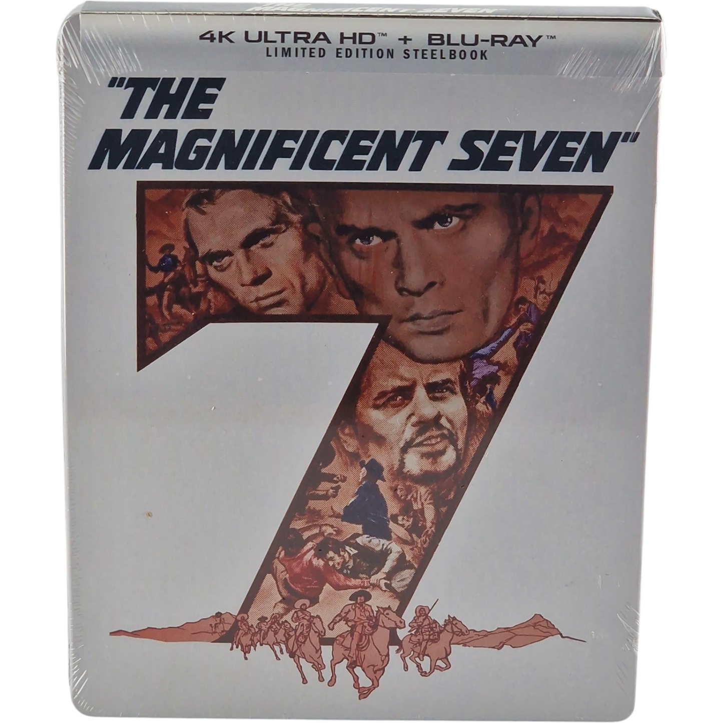 The Magnificent Seven SteelBook 4K Ultra HD + Blu-ray Wallach, Steve McQueen, A