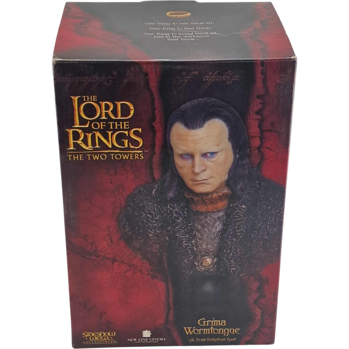 Seigneur des Anneaux Buste Polystone Grima Wormtongue Sideshow Weta Limitée 2000 Ex