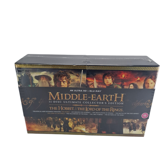 Middle-Earth:The Ultimate Collector's Set 4K Ultra HD +Blu-ray 31 Disques Zone B