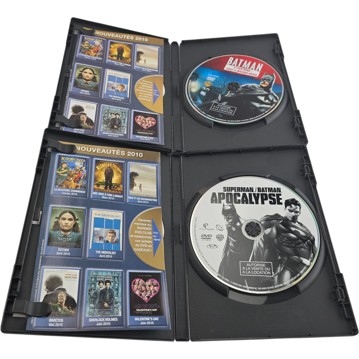 DC Universe - Coffret 3 Films DVD (Batman / Superman / Justice League) Zone 2
